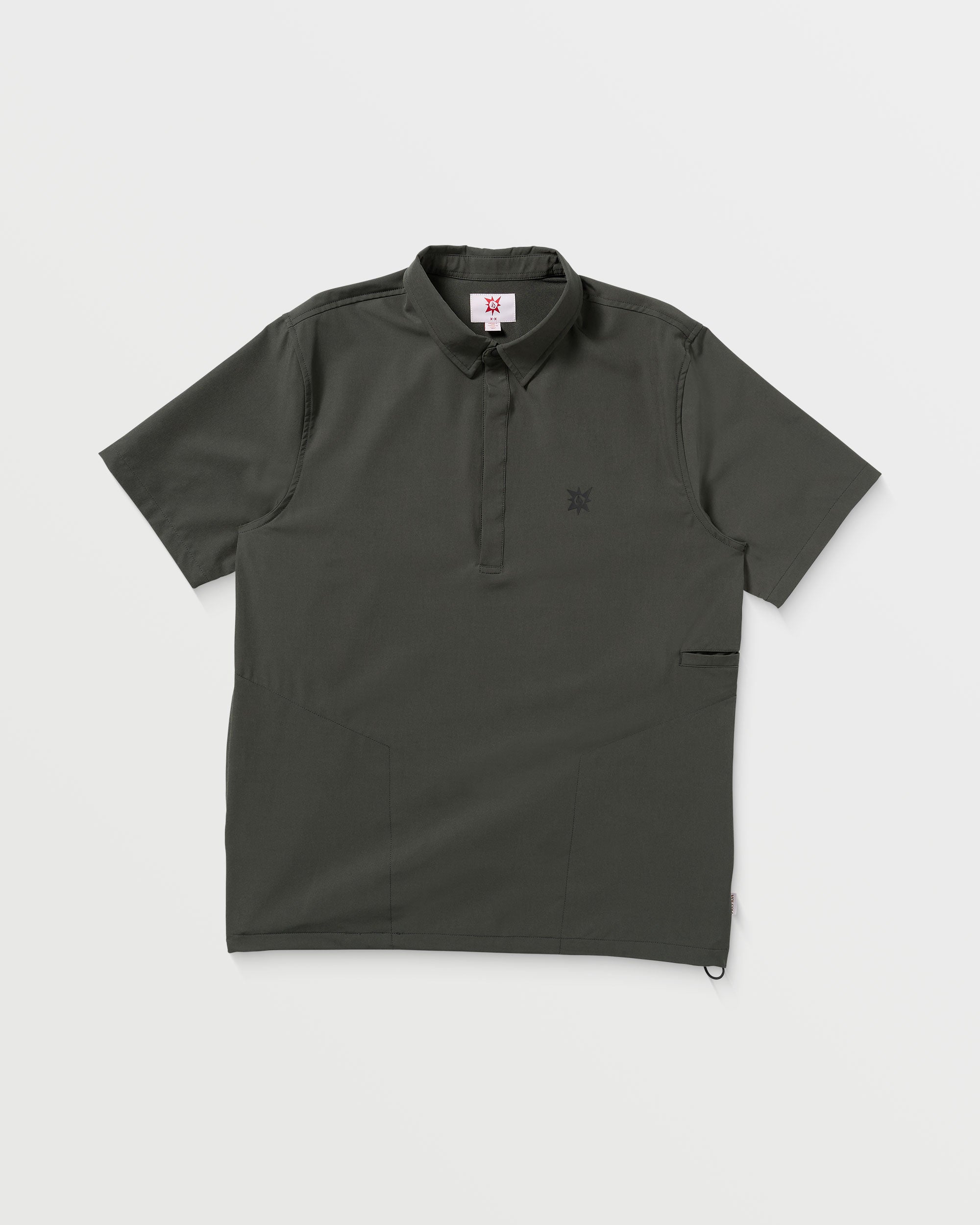 Volcom Japan Men's Sense Popover Short Sleeve Shirt - Image 7