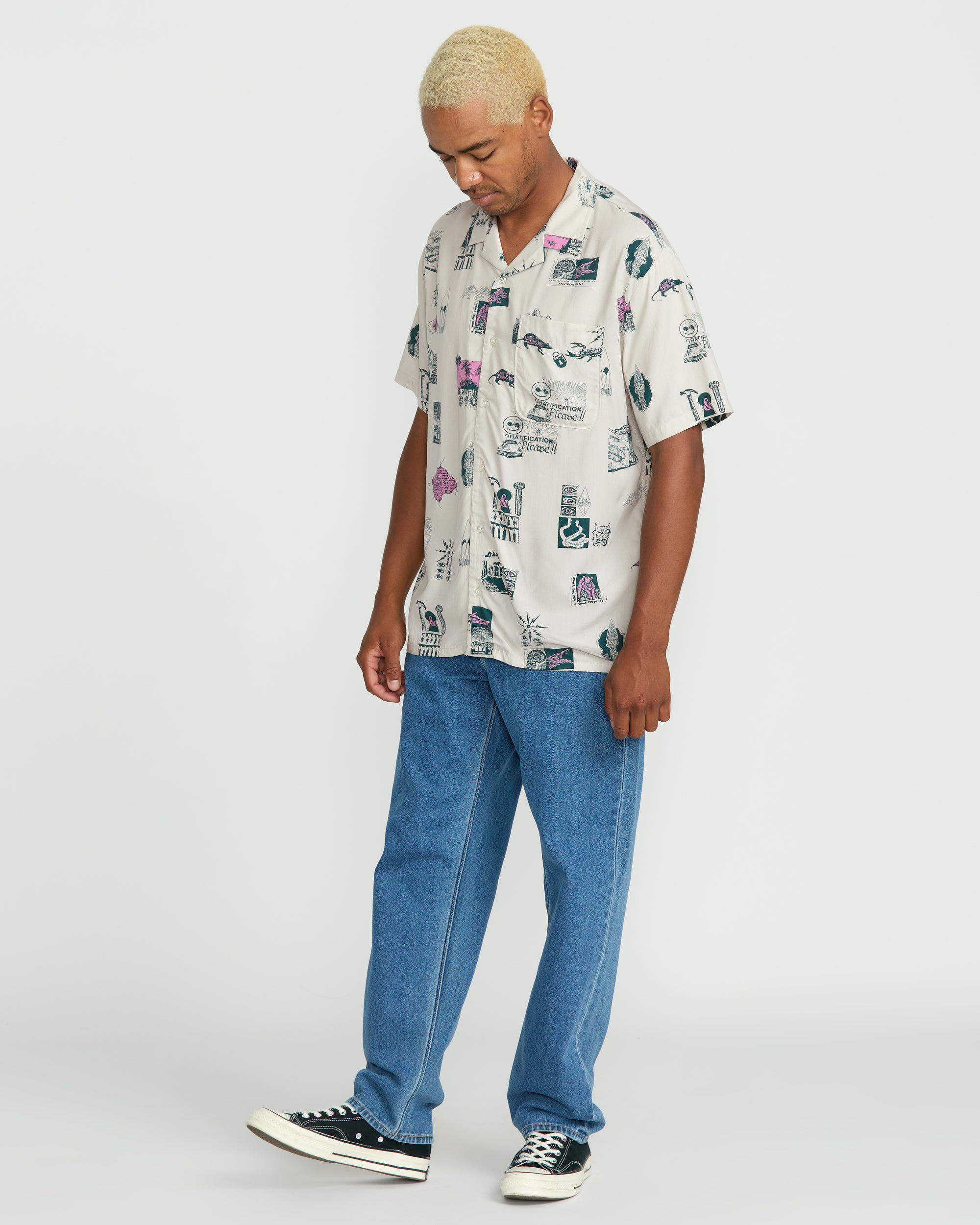 Men's Mistostone Short Sleeve Shirt - Image 6