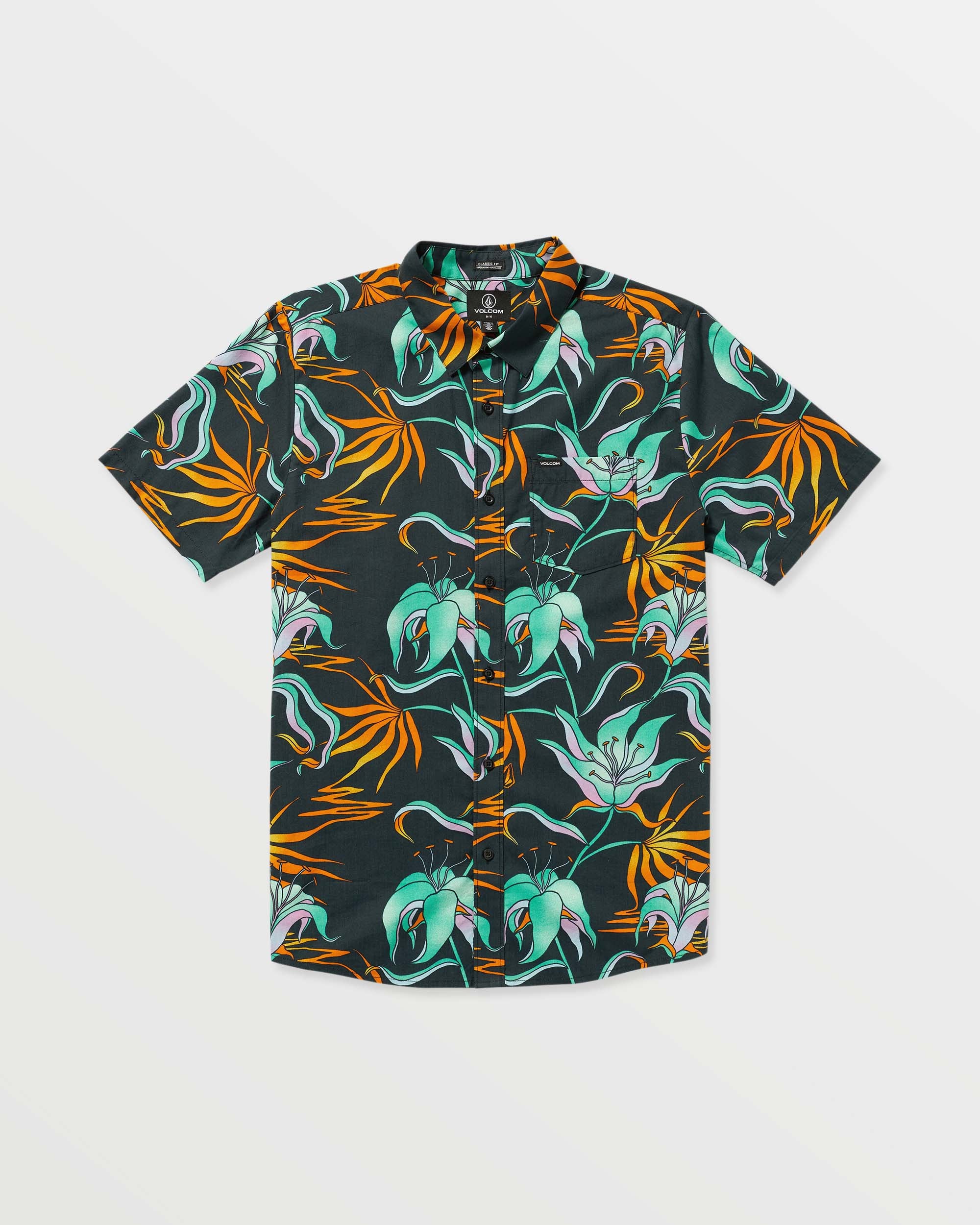 Men's Brainmelter Floral Short Sleeve Shirt - Image 4