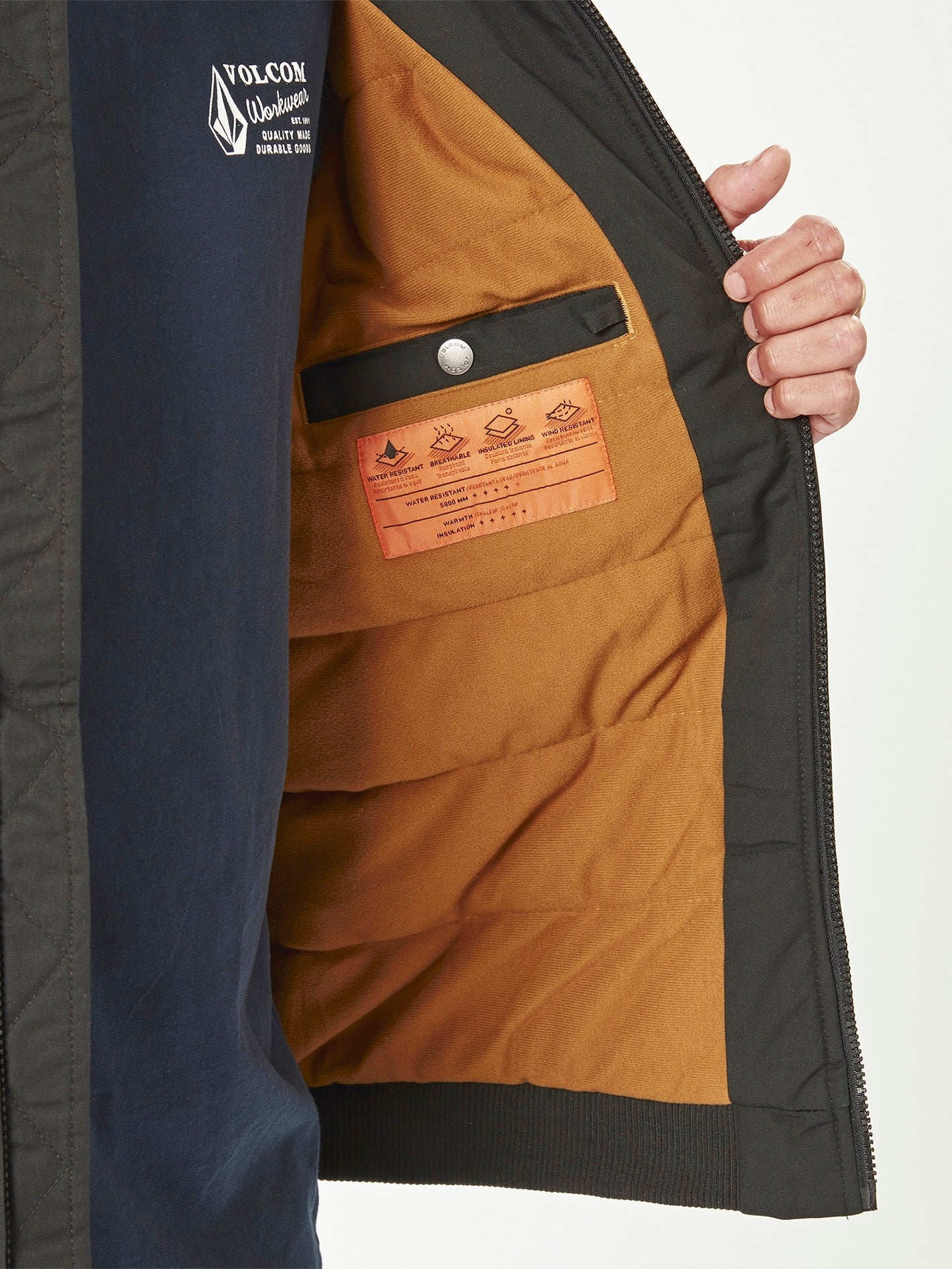 Men's Volcom Workwear Jacket - Image 6