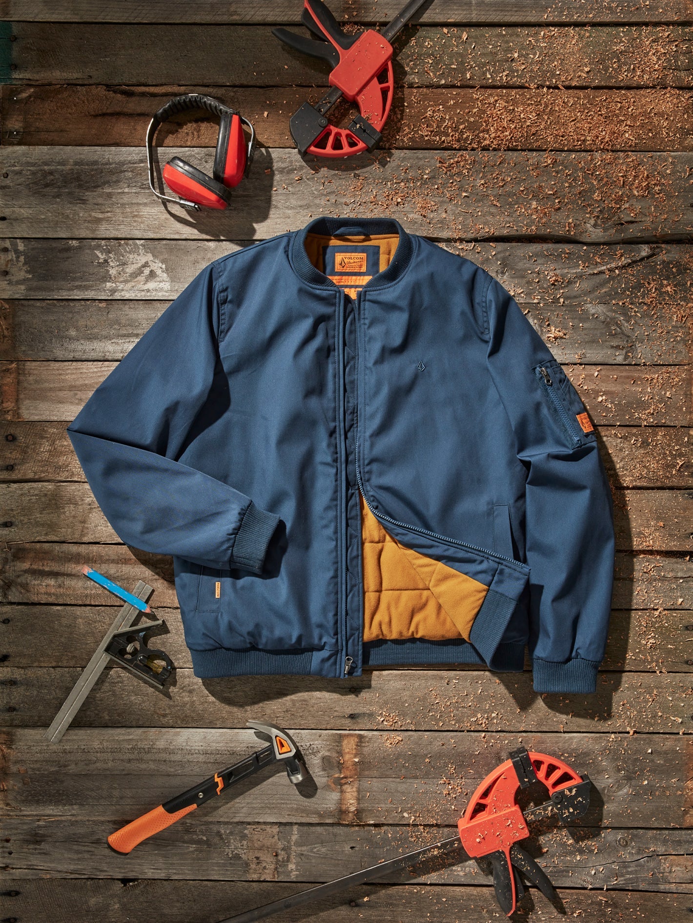 Men's Volcom Workwear Jacket - Image 10