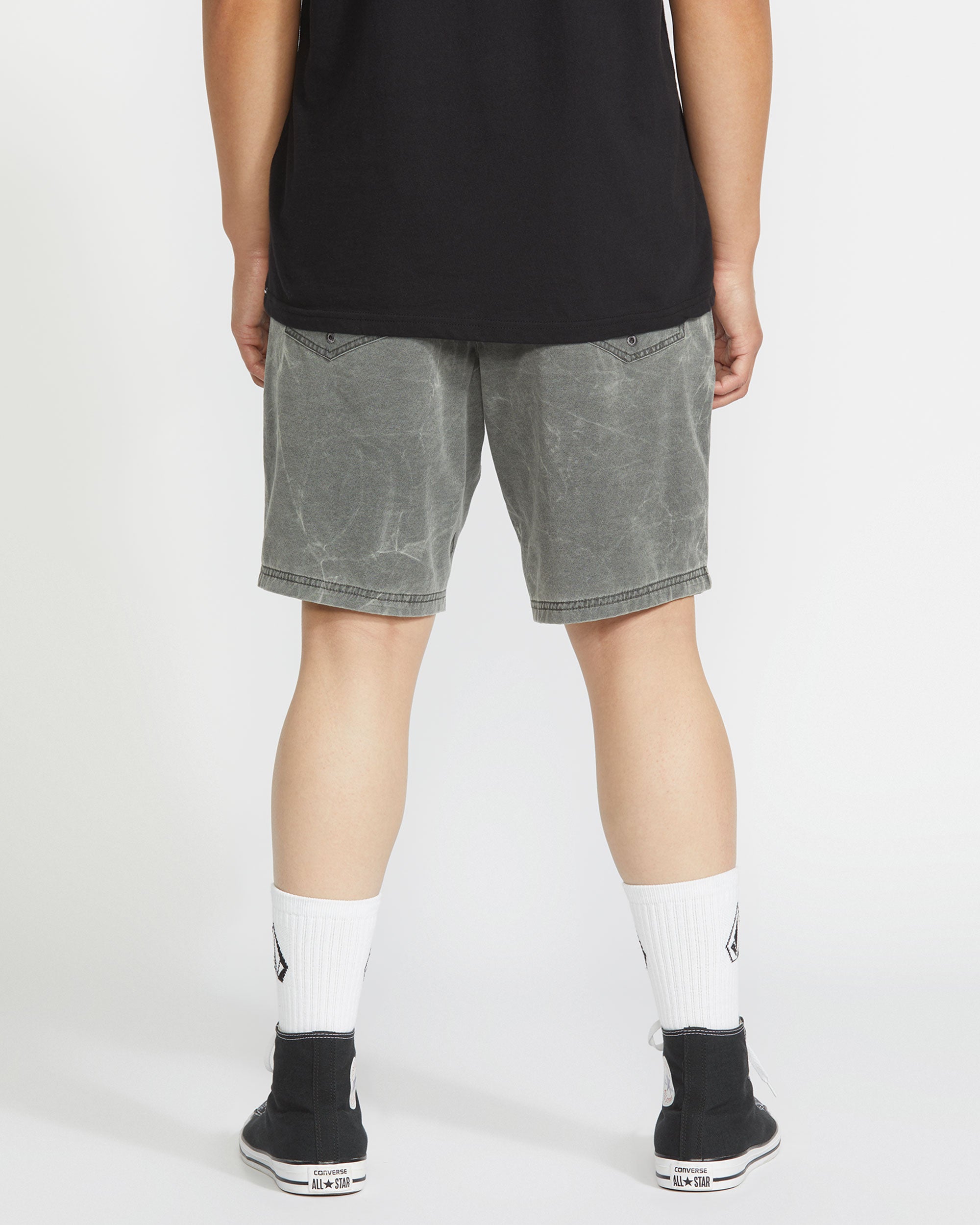 Men's Stone Faded Hybrid Shorts - Image 2
