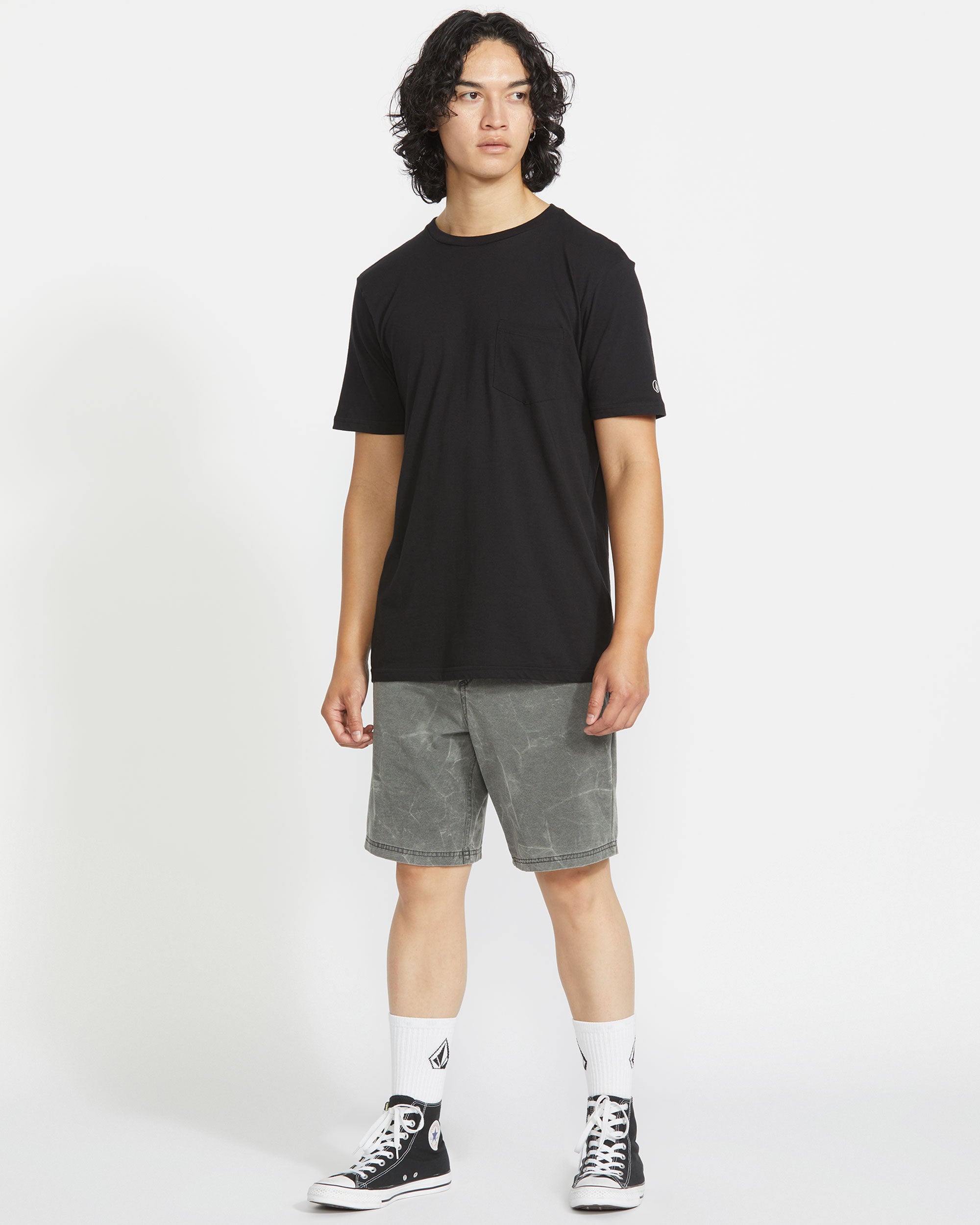 Men's Stone Faded Hybrid Shorts - Image 4