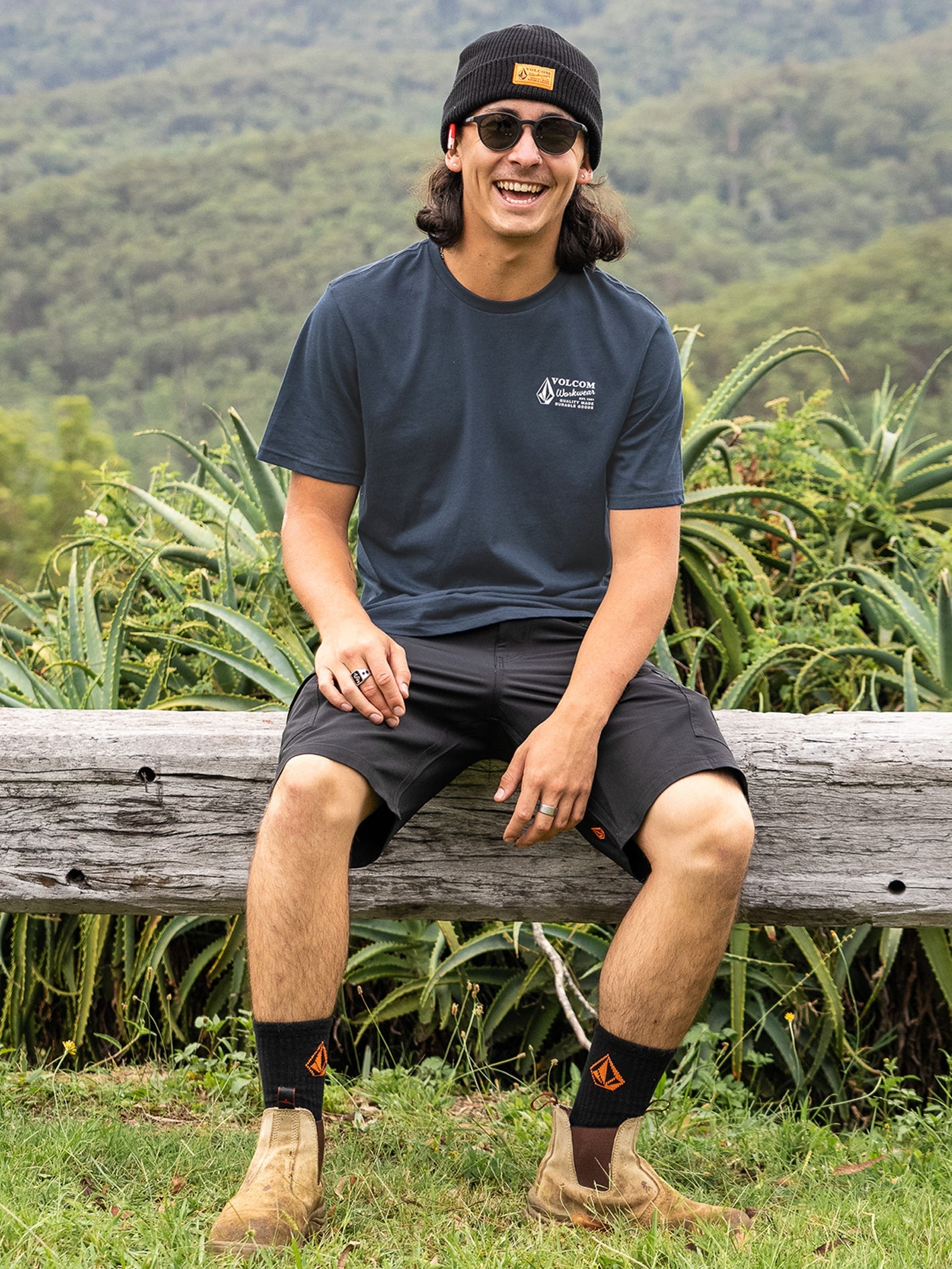 Men's Volcom Workwear Short Sleeve Tee - Image 9