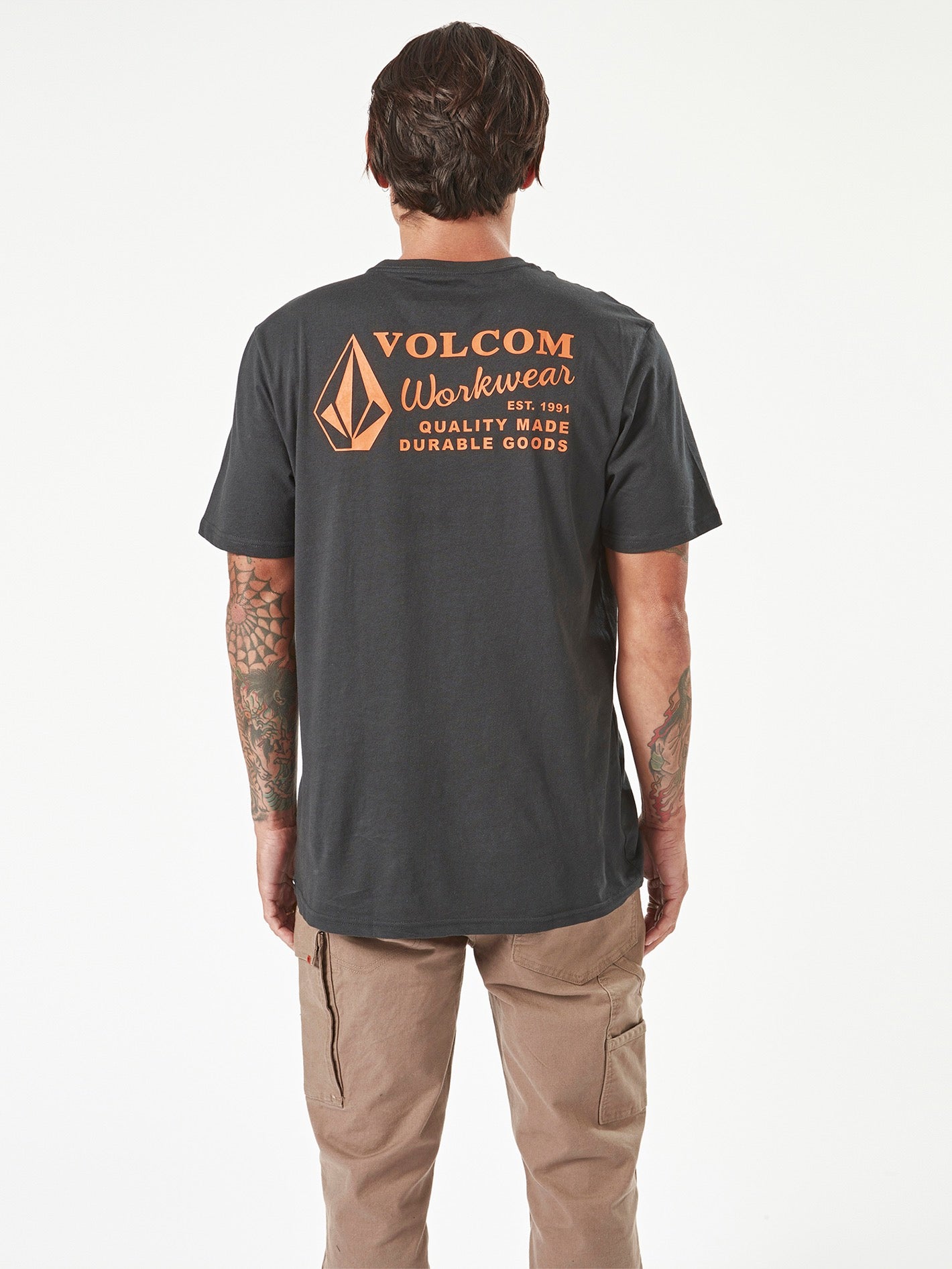 Men's Volcom Workwear Short Sleeve Tee - Image 4