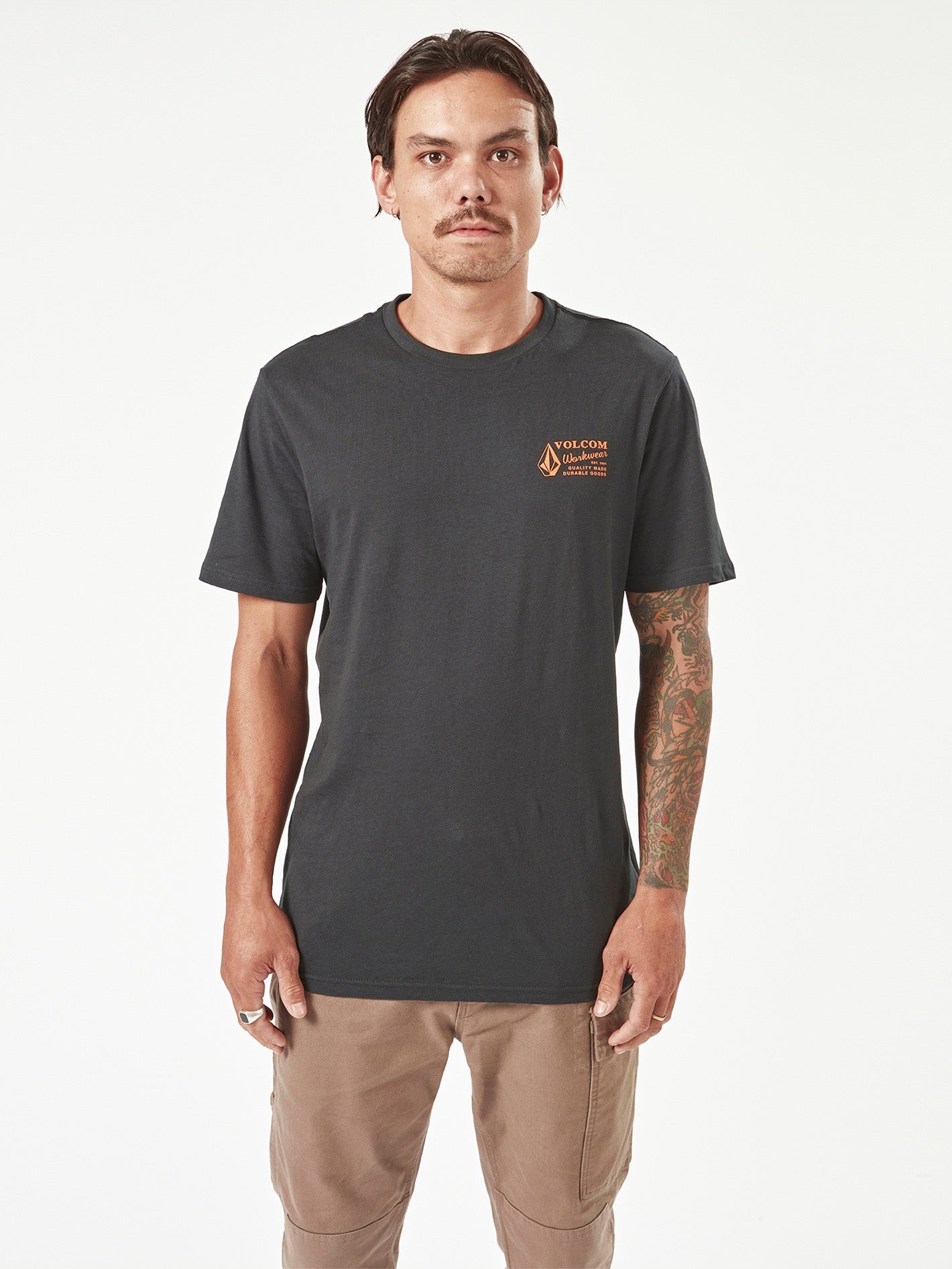 Men's Volcom Workwear Short Sleeve Tee - Image 3