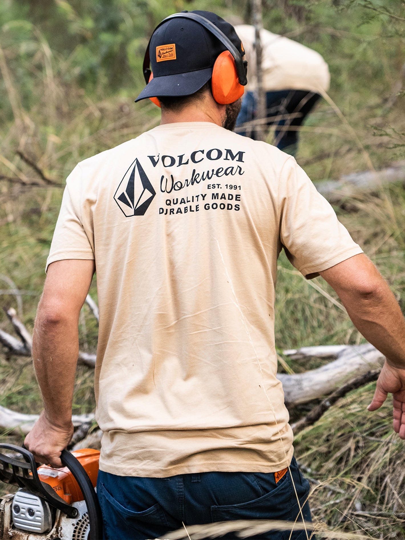 Men's Volcom Workwear Short Sleeve Tee - Image 5