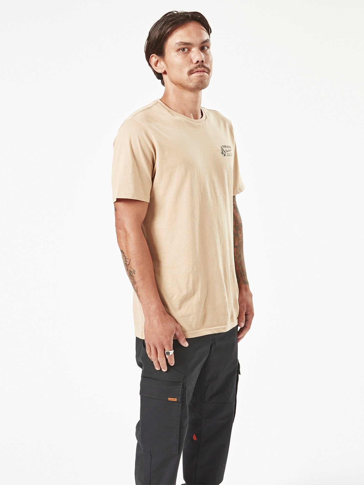 Men's Volcom Workwear Short Sleeve Tee - Image 3