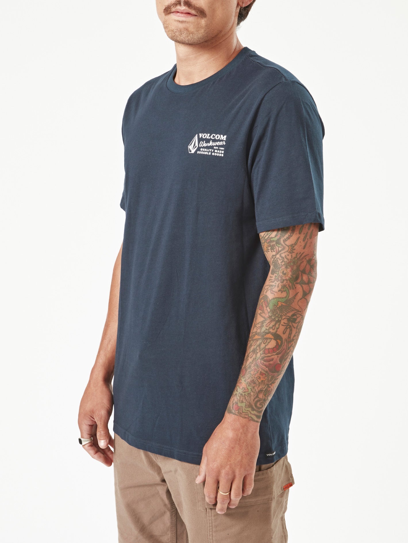 Men's Volcom Workwear Short Sleeve Tee - Image 8