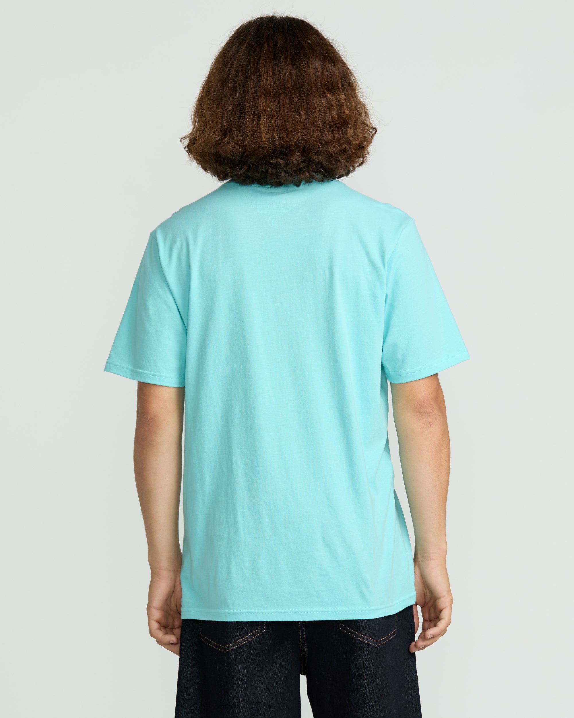 Men's Solid Short Sleeve Shirt Pocket Tee - Image 2
