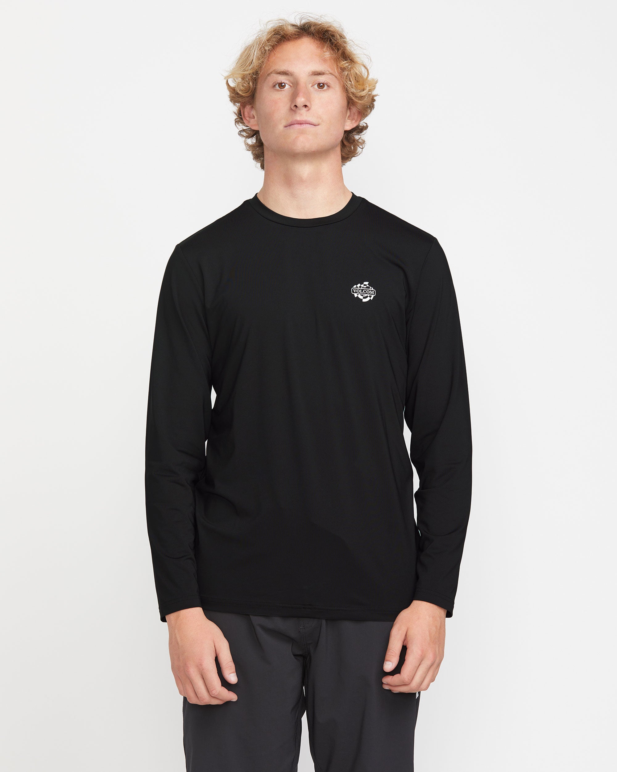 Men's Oval Track Loose Long Sleeve Surf Tee