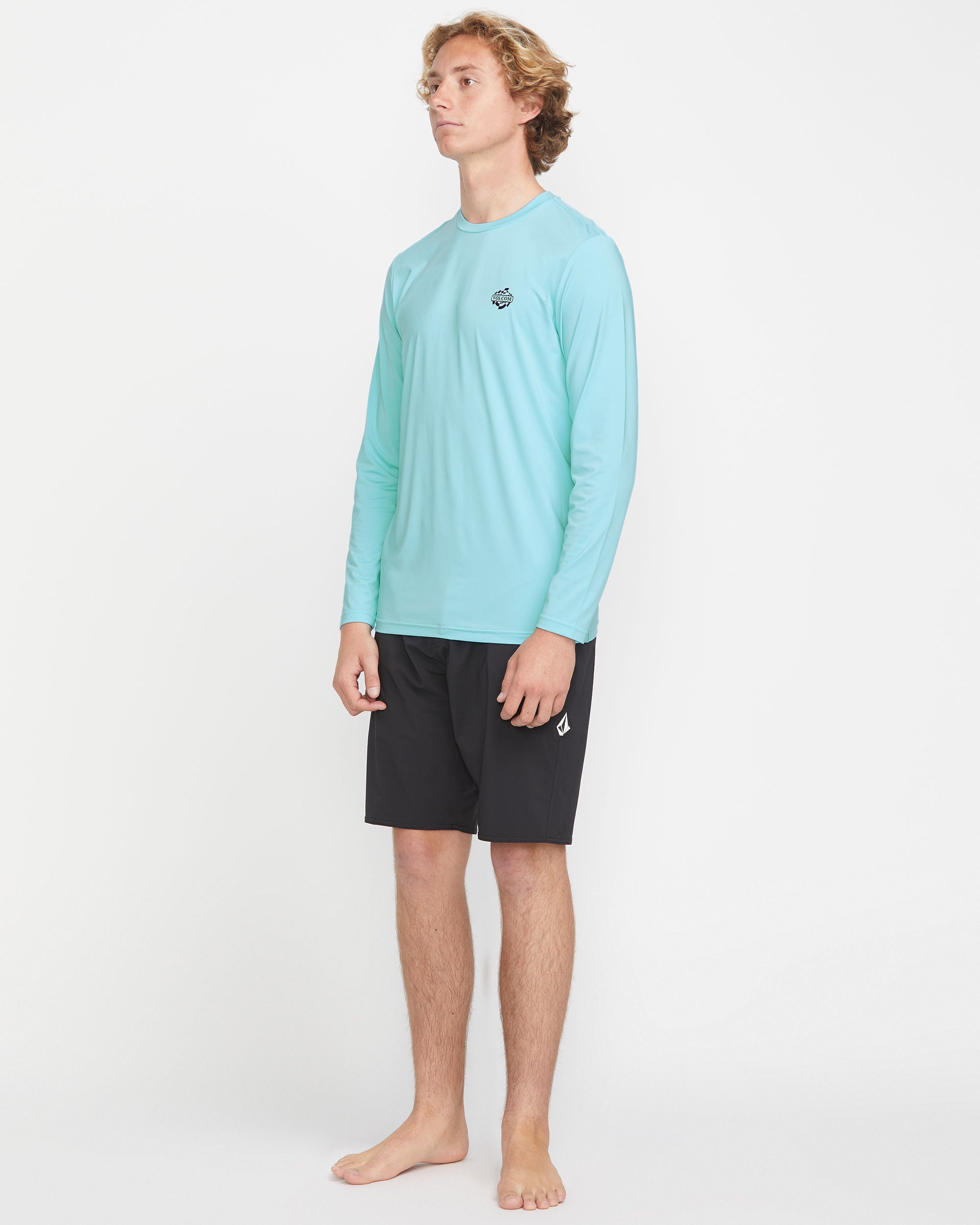 Men's Oval Track Loose Long Sleeve Surf Tee - Image 4