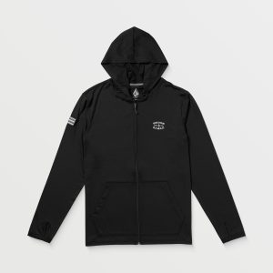 Men's Loose Hood Long Sleeve Surf Tee