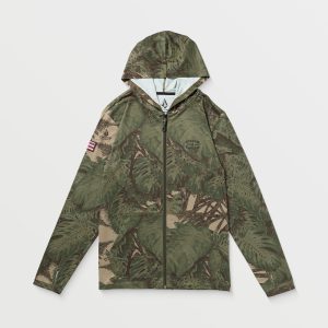 Men's Loose Hood Long Sleeve Surf Tee