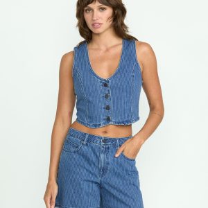 Women's Stoned Boyfriend Vest