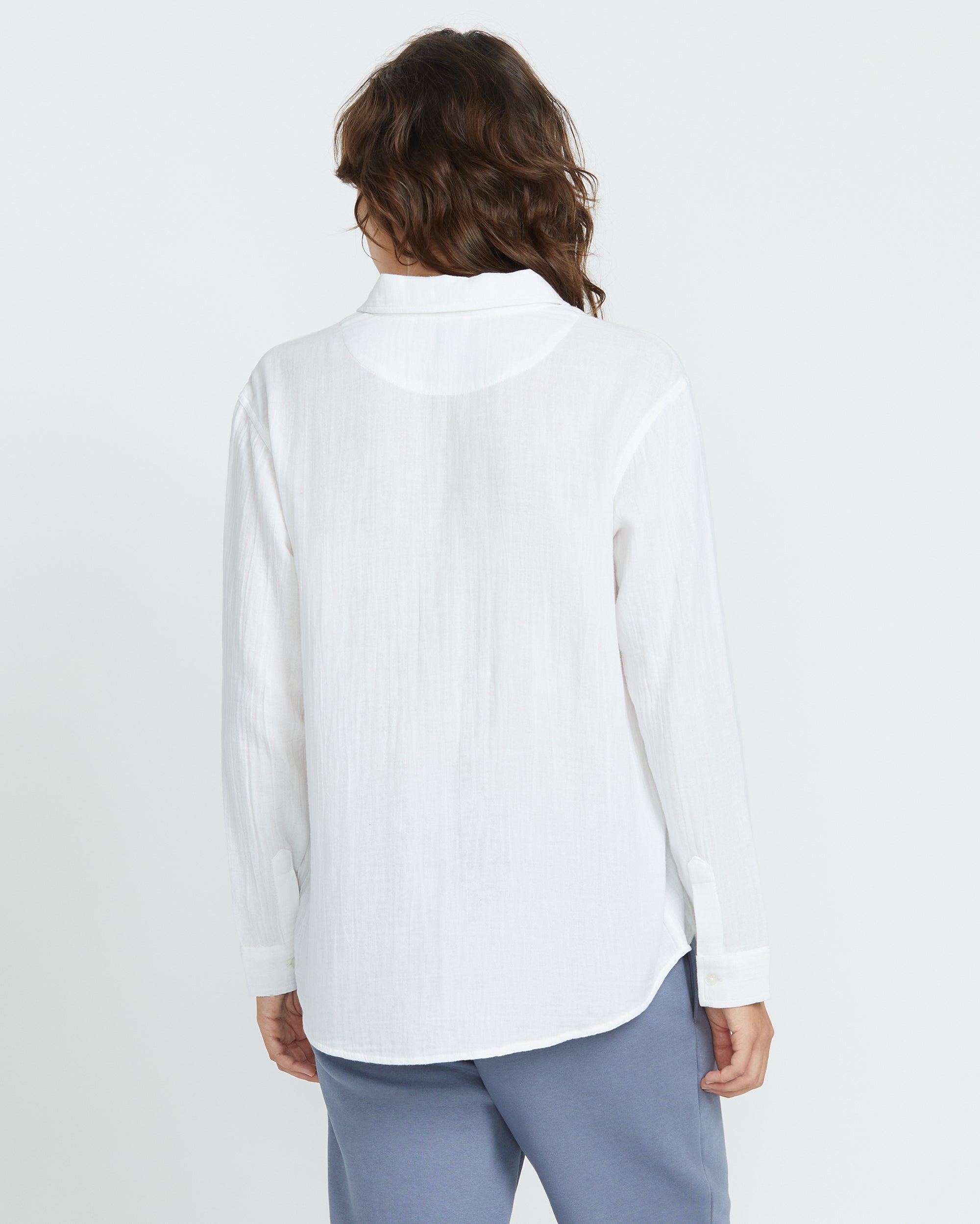 Women's Lil Button Up Long Sleeve Shirt - Image 8