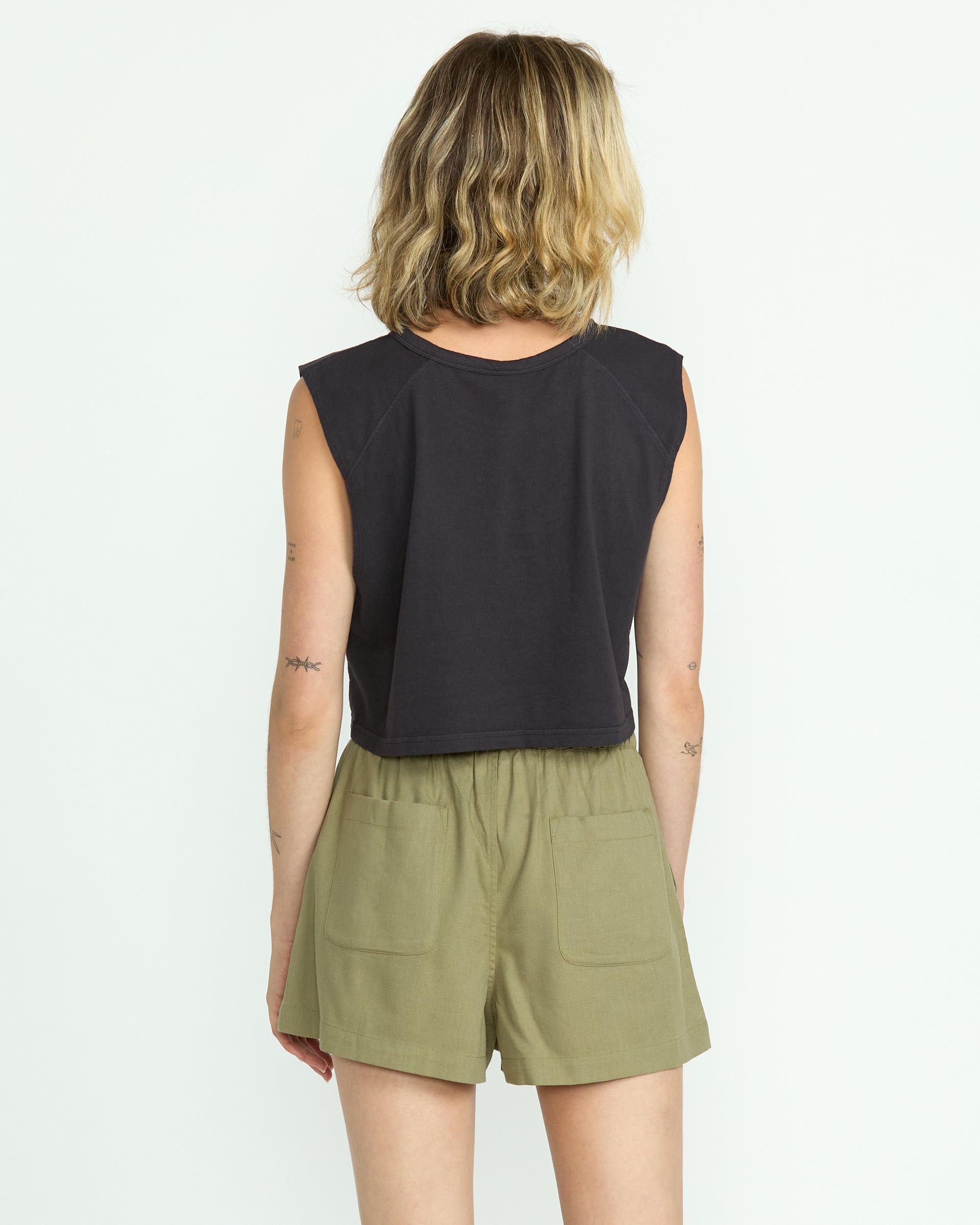 Women's Lived In Track Shorts - Image 2