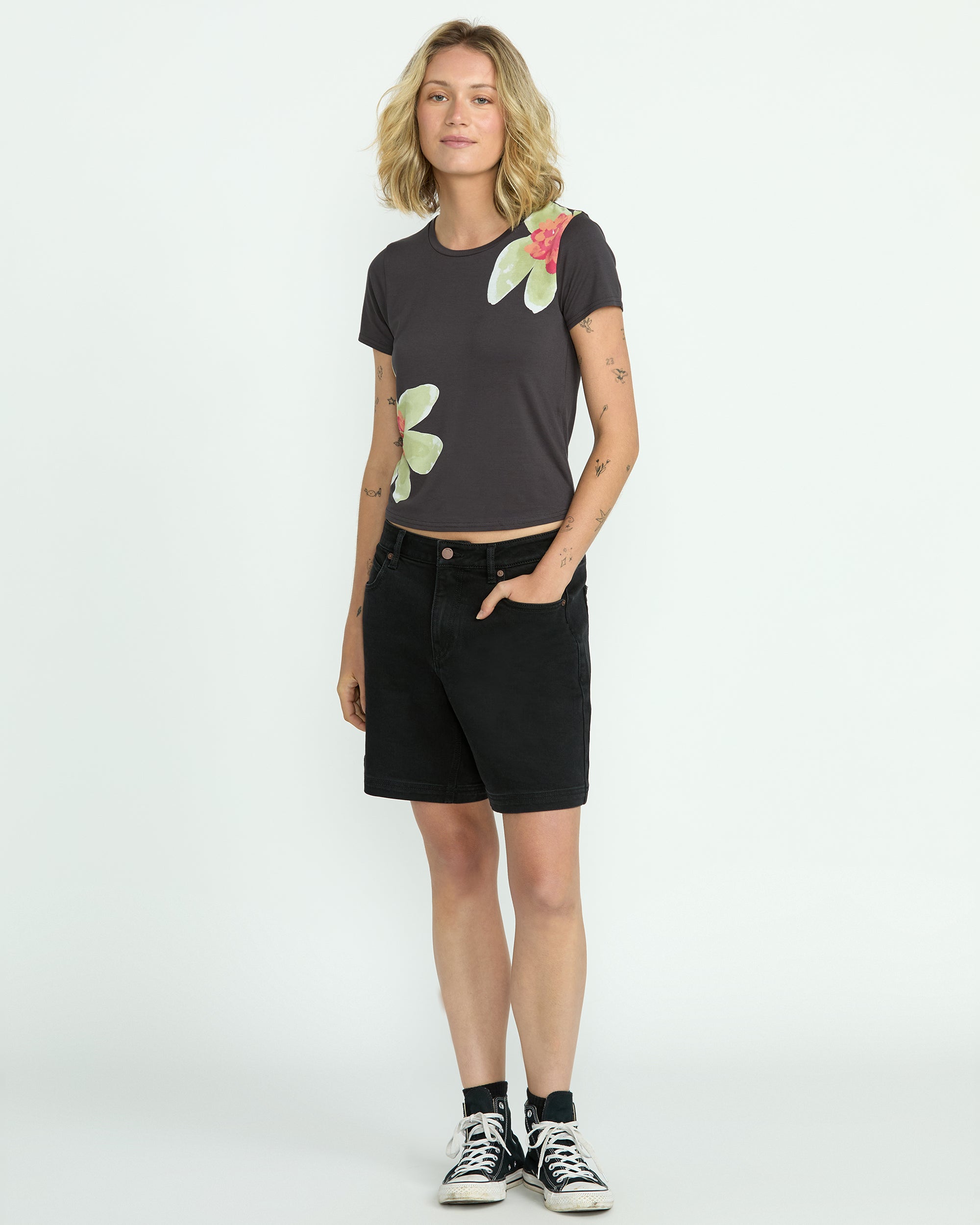 Women's Strait Up Long Shorts - Image 4