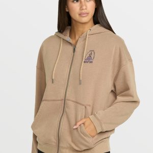 Women's Stone Art Up Zip Sweatshirt