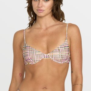 Women's Crossed Path Underwire Bikini Top